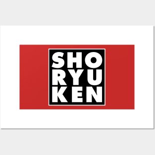 SHO RYU KEN Shoryuken Posters and Art